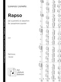 Rapso, per quartetto di sassofoni (SATB)