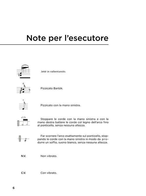 Quello che non ti aspetti, per sestetto d'archi