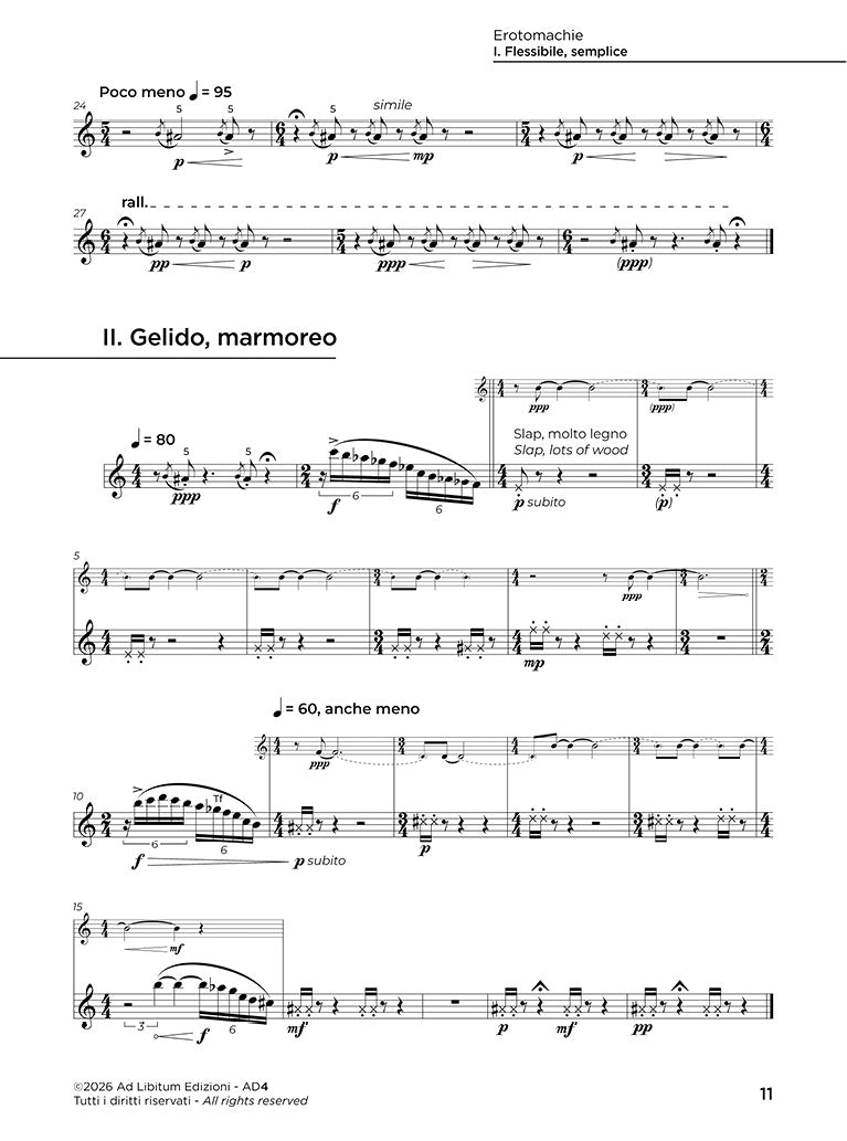 Erotomachie, per sassofono contralto