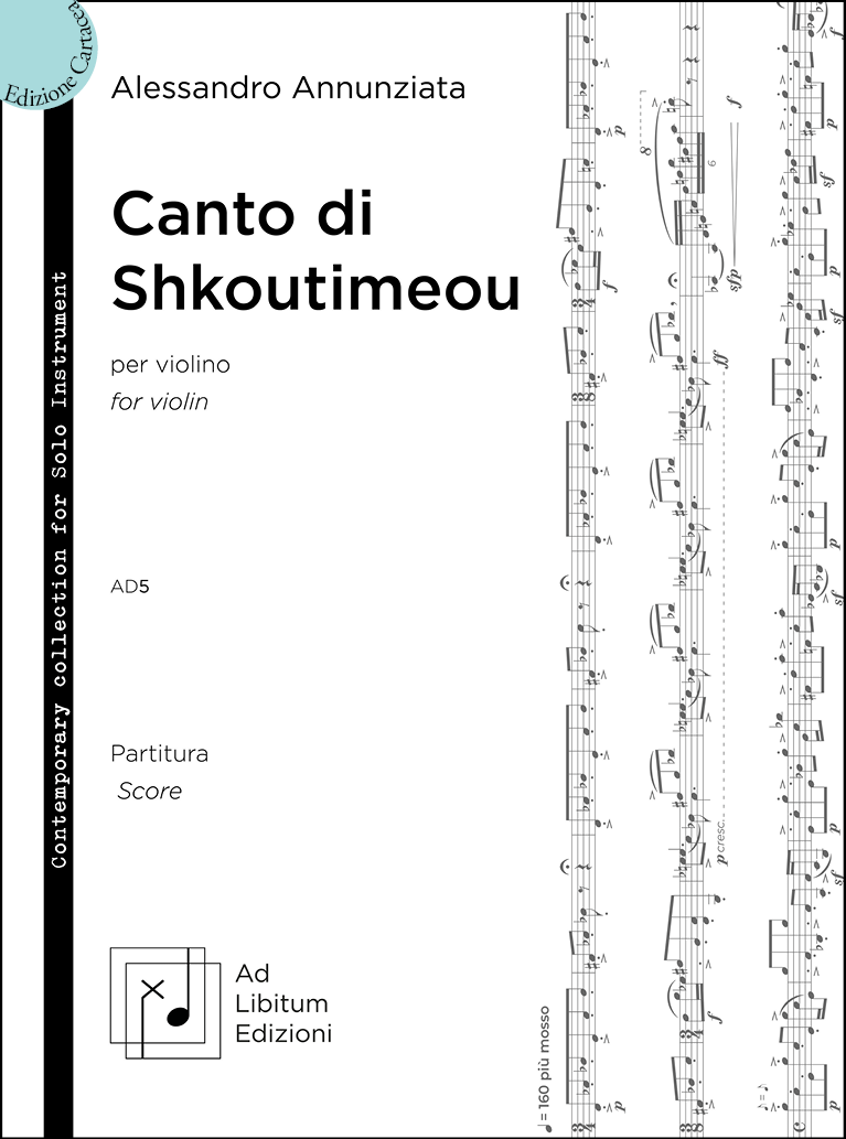 Canto di Shkoutimeou, per Violino